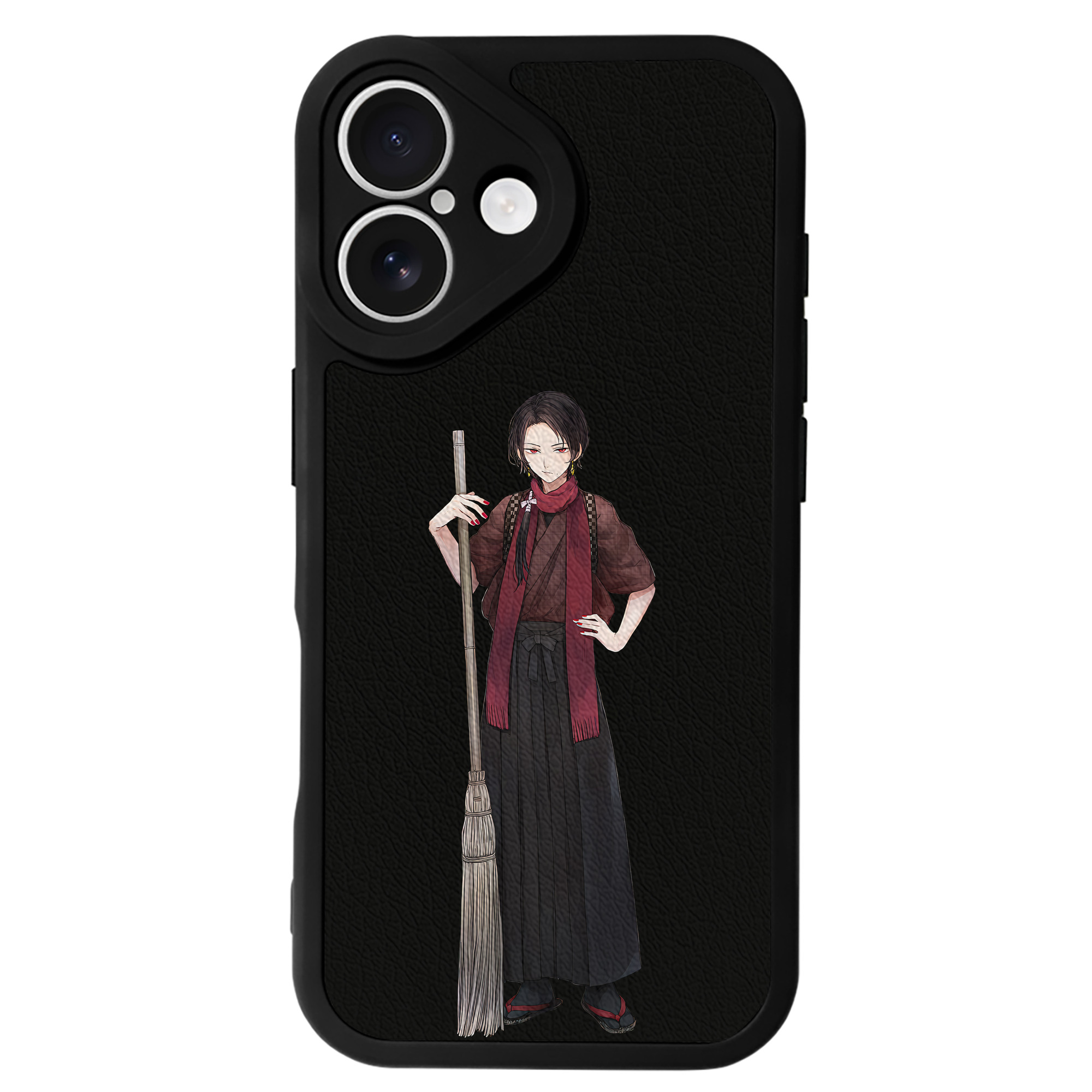 （画像用） 刀剣乱舞 Touken Ranbu 【iPhone 16シリーズ対応】シリコンスマホケース（レザー調） 材質：シリコン